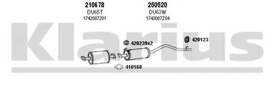 Система выпуска ОГ KLARIUS купить