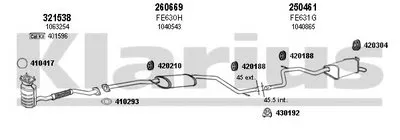 Система выпуска ОГ KLARIUS купить
