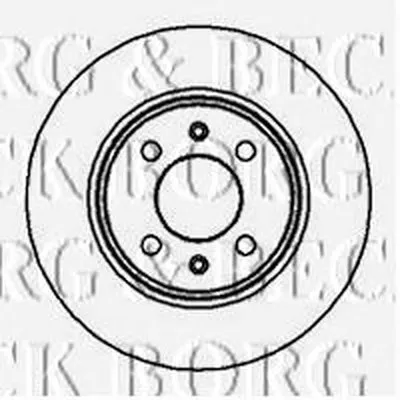 Тормозной диск BORG & BECK купить