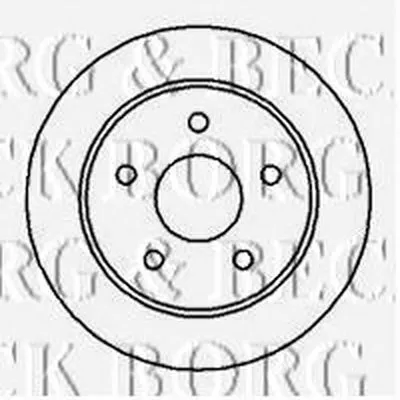 Тормозной диск BORG & BECK купить