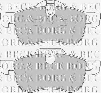 Комплект тормозных колодок, дисковый тормоз BORG & BECK купить