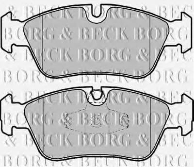 Комплект тормозных колодок, дисковый тормоз BORG & BECK купить