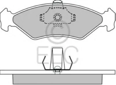 Комплект тормозных колодок, дисковый тормоз EEC купить