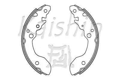 Комплект тормозных колодок KAISHIN купить