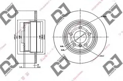 Тормозной диск DJ PARTS купить