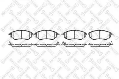Комплект тормозных колодок, дисковый тормоз STELLOX купить