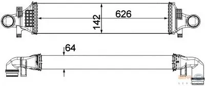 Интеркулер BEHR HELLA SERVICE купить