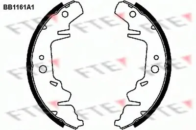 Комплект тормозных колодок FTE купить