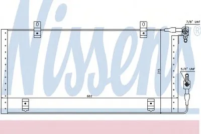 Конденсатор, кондиционер NISSENS купить