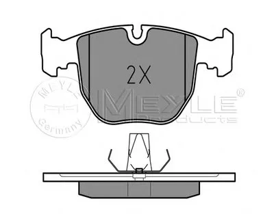 Комплект тормозных колодок, дисковый тормоз PLATINUM PAD MEYLE купить