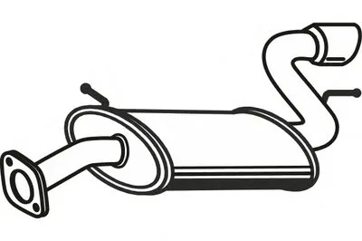 Глушитель выхлопных газов конечный FENNO купить