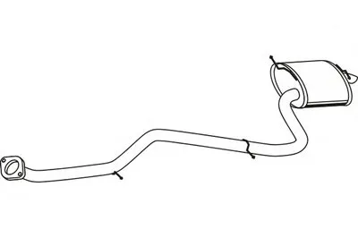 Глушитель выхлопных газов конечный FENNO купить