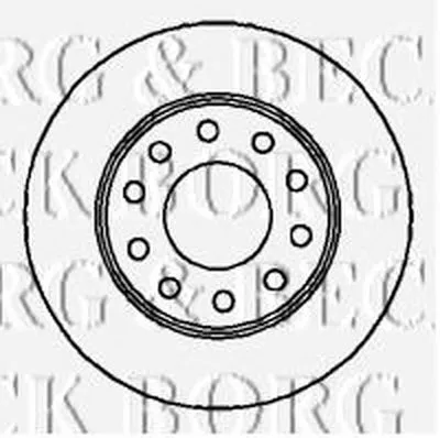 Тормозной диск BORG & BECK купить
