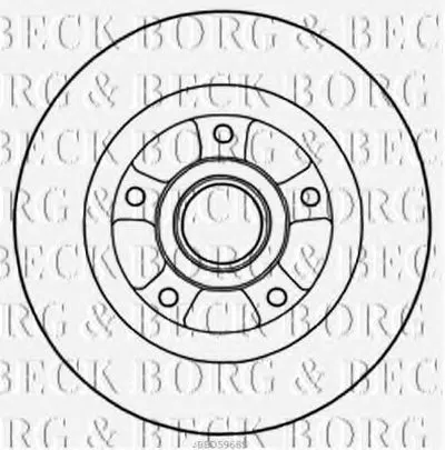 Тормозной диск BORG & BECK купить