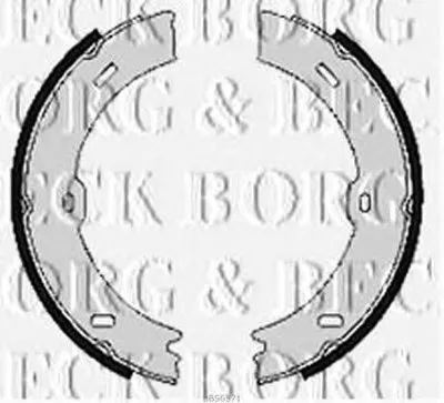 Комплект тормозных колодок BORG & BECK купить