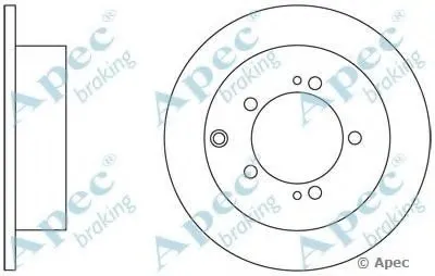 Тормозной диск APEC braking купить
