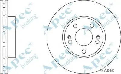 Тормозной диск APEC braking купить