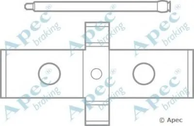 Комплектующие, тормозные колодки APEC braking купить