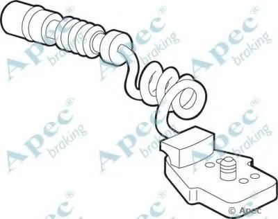 Указатель износа, накладка тормозной колодки APEC braking купить