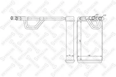 Теплообменник, отопление салона STELLOX купить