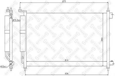 Конденсатор, кондиционер STELLOX купить