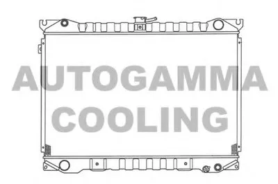 Радиатор, охлаждение двигателя AUTOGAMMA купить