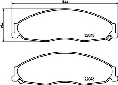 Комплект тормозных колодок, дисковый тормоз MINTEX купить