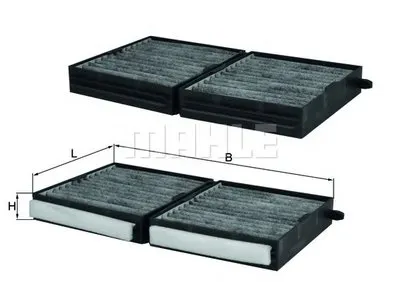 Фильтр, воздух во внутренном пространстве MAHLE ORIGINAL купить