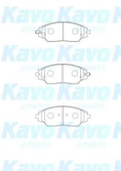 Комплект тормозных колодок, дисковый тормоз MK KASHIYAMA KAVO PARTS купить