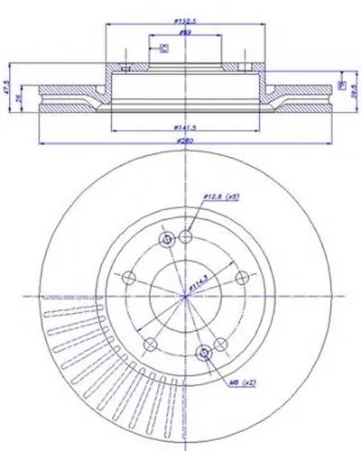 Тормозной диск CAR купить