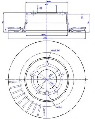 Тормозной диск HC CAR купить