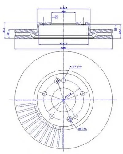 Тормозной диск HC CAR купить