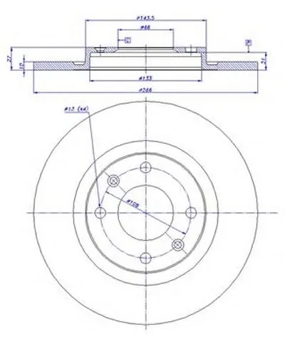 Тормозной диск CAR купить