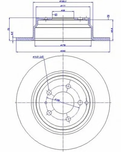 Тормозной диск CAR купить