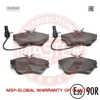 Комплект тормозных колодок, дисковый тормоз Anti-Noise MASTER-SPORT купить