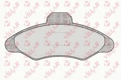 Комплект тормозных колодок, дисковый тормоз VILLAR купить