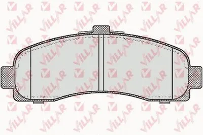 Комплект тормозных колодок, дисковый тормоз VILLAR купить