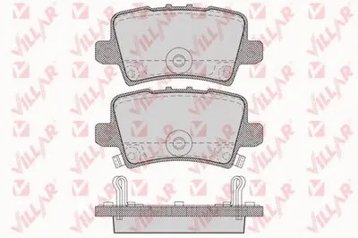 Комплект тормозных колодок, дисковый тормоз VILLAR купить