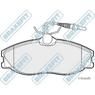 Комплект тормозных колодок, дисковый тормоз Brake Fit APEC braking купить