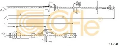 Тросик сцепления COFLE купить
