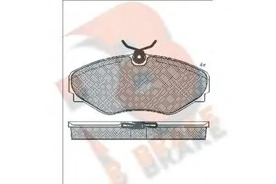 Комплект тормозных колодок, дисковый тормоз R BRAKE купить