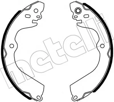 Комплект тормозных колодок METELLI купить