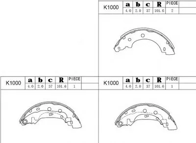Комплект тормозных колодок ASIMCO купить
