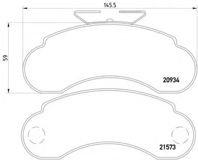 Комплект тормозных колодок, дисковый тормоз HELLA купить