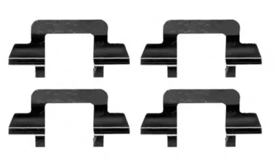 Комплектующие, колодки дискового тормоза HELLA купить