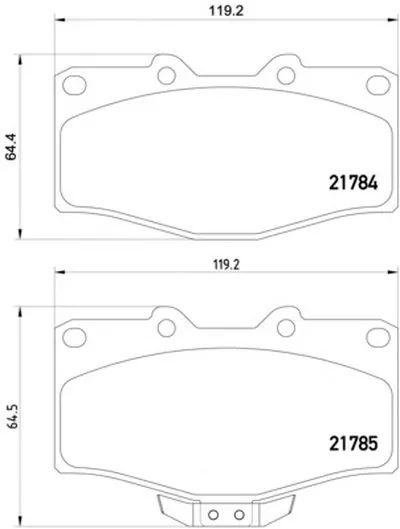 Комплект тормозных колодок, дисковый тормоз HELLA PAGID купить