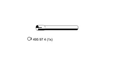 Труба выхлопного газа ERNST купить