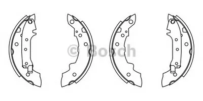 Комплект тормозных колодок BOSCH купить