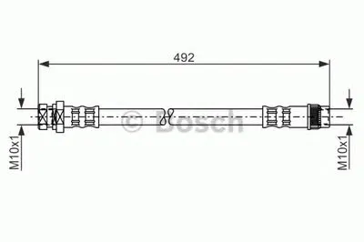 Тормозной шланг BOSCH купить