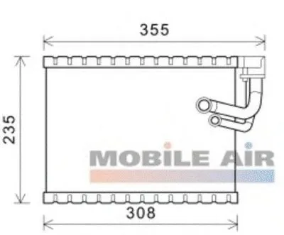 Испаритель, кондиционер VAN WEZEL купить